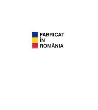 Fabricat în România model negru pe tricou