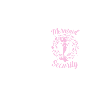 Mermaid Security girls model galben neon pe tricou