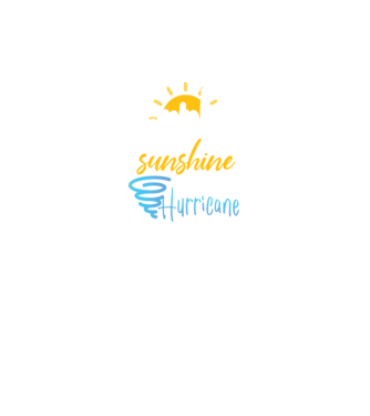 November Girls are Sunshine mixed with a little Hurricane model negru pe tricou