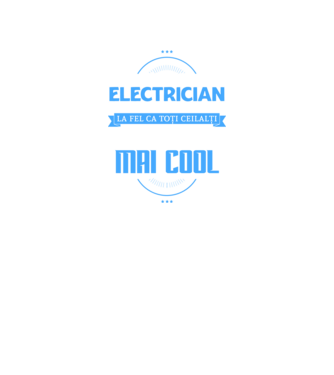 sunt electrician, la fel ca toți ceilalți, dar mult mai cool model negru pe tricou