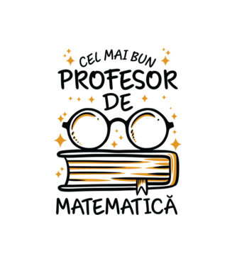 Cel mai profesor matematică model alb pe tricou