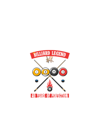 Billiard legend born in 1983 model negru pe tricou