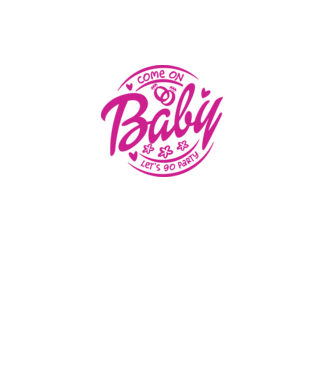 Bride Barbies Baby lets go party model alb pe tricou