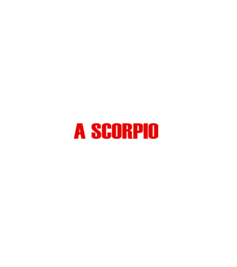 Piss of a SCORPIO model negru pe tricou