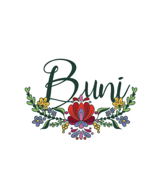 Buni model alb pe tricou