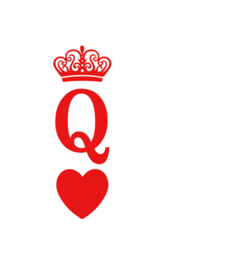 Queen model negru pe tricou