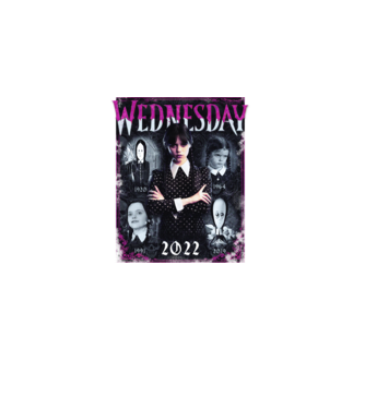 WEDNESDAY ADDAMS multi all time model negru pe tricou