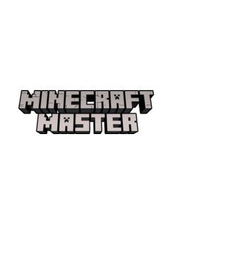 Minecraft Master model albastru închis pe tricou