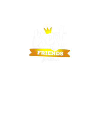 Best friends forever model gri închis pe tricou