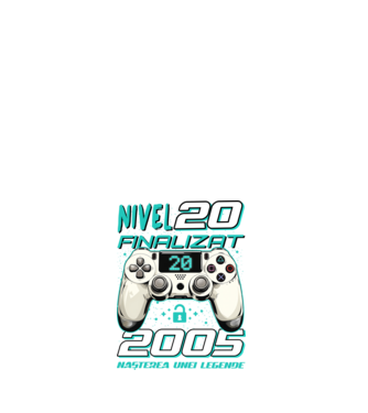 Nivel finalizat 20 2005 model alb pe tricou