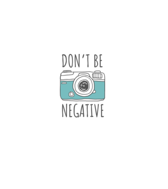 DON'T BE NEGATIVE model gri pe tricou