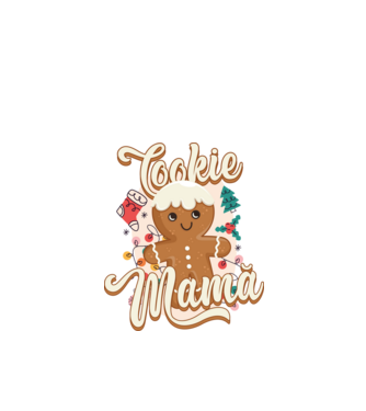 Cookie mamă model alb pe tricou