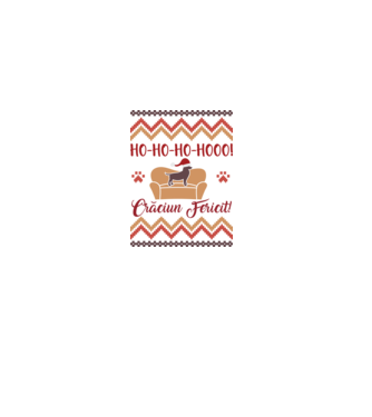 un Crăciun ho-ho-hoo-hoo fericit! model alb pe tricou