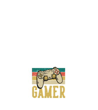 Retro gamer model alb pe tricou