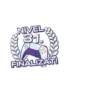 Nivel 31 finalizat! model alb pe tricou