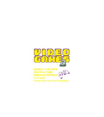 I don't always die when playing video games model negru pe tricou