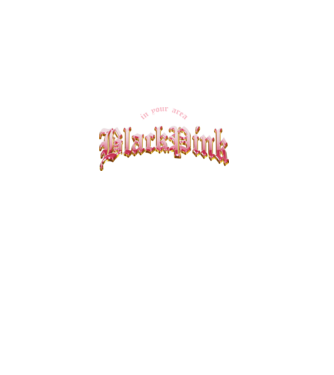 BLACPINK in your area model negru pe tricou