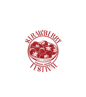 strawberry festival stranger things model gri pe tricou