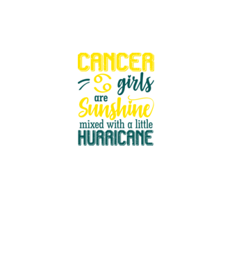 Sunshine with Hurricane CANCER model negru pe tricou