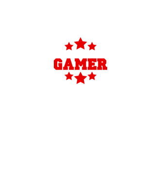 Natural born gamer model gri închis pe tricou