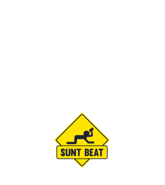Sunt beat model alb pe tricou