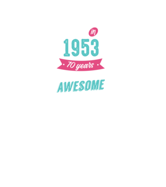 Made in 1953 model negru pe tricou