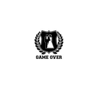 Bachelor GAME OVER model gri pe tricou