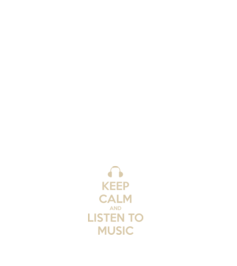 keep calm and listen to music model negru pe tricou
