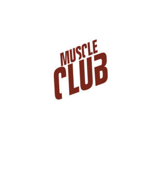 Muscle Club model negru pe tricou