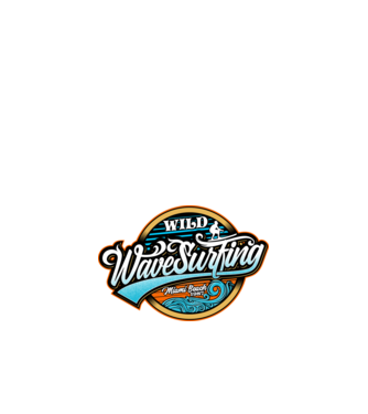 WaveSurfing model negru pe tricou