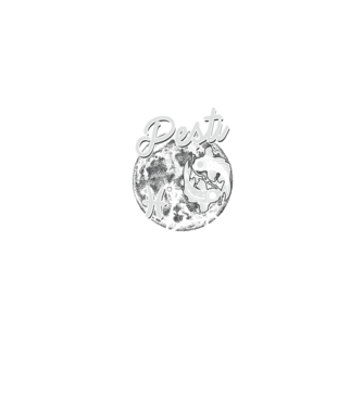 Zodiac femeie PEȘTI retro model albastru jeanși pe tricou