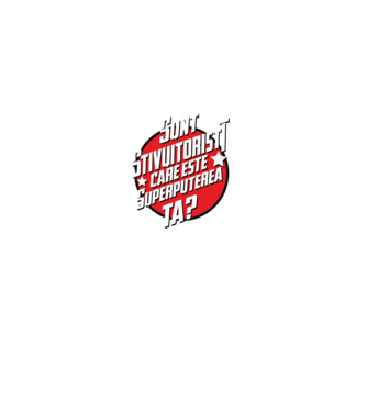 sunt stivuitorist, care este superputerea ta? model negru pe tricou