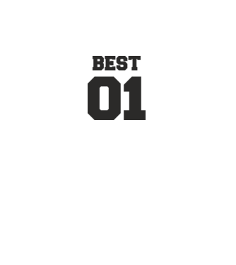 Best 01 model alb pe tricou