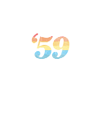 Retro Birthday 1959 model negru pe tricou
