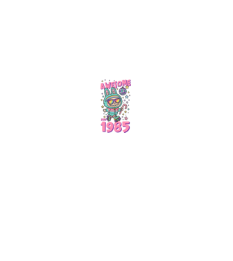 Awesome since 1985 - Labubu model albastru jeanși pe tricou