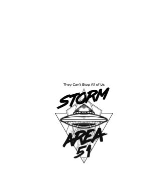 storm area ufo black model alb pe tricou