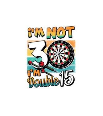 Darts Birthday 30 years old model alb pe tricou