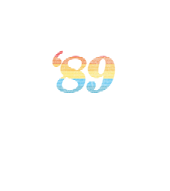 Retro Birthday 1989 model negru pe tricou