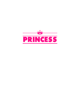 Princess model alb pe tricou