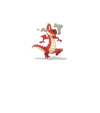Dragon model gri pe tricou