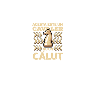Acesta este un cavaler, nu un căluț  model negru pe tricou
