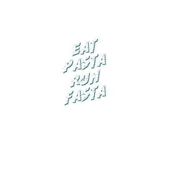 eat pasta run fasta model negru pe tricou