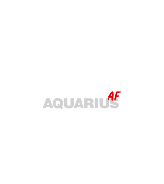 AQUARIUS as fuck model negru pe tricou