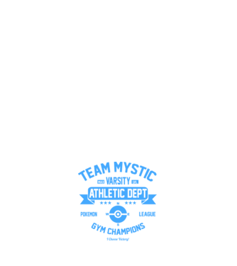 Mystic champions model alb pe tricou