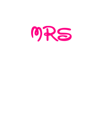 Mrs model alb pe tricou