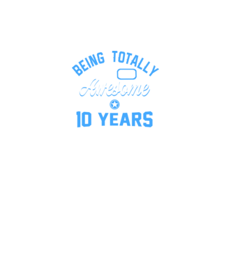 Being totally awesome 10 model negru pe tricou