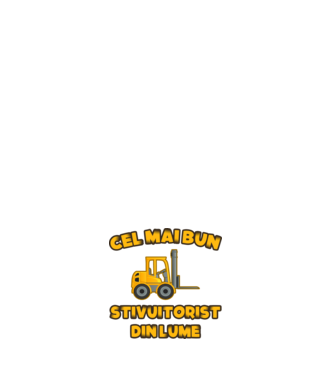 Cel mai bun Stivuitorist din lume model negru pe tricou