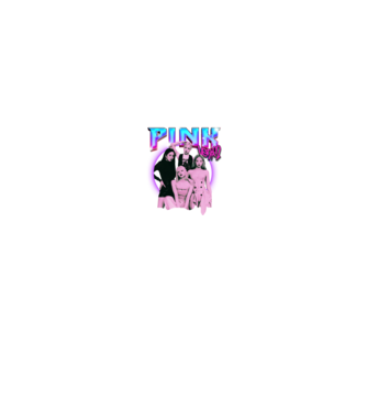 BLACKPINK pink venom model negru pe tricou