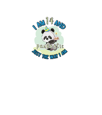 PANDASTIC 14 model alb pe tricou