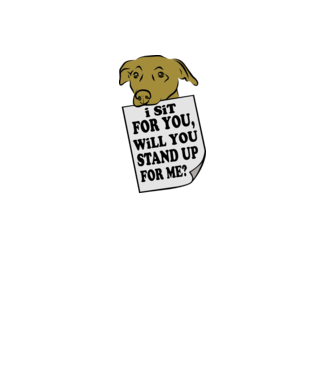 I sit for you model negru pe tricou